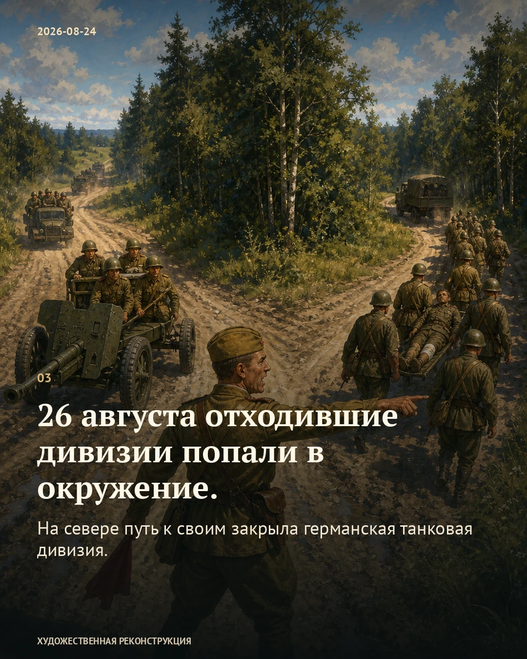 Иллюстрация к истории «Путь из Луги затянулся на недели», 24 августа 1941 года
