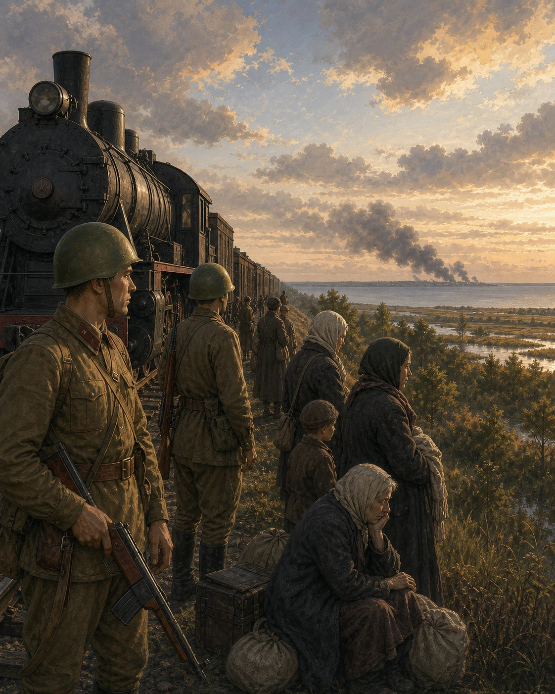 Рисованная историческая карта выпуска