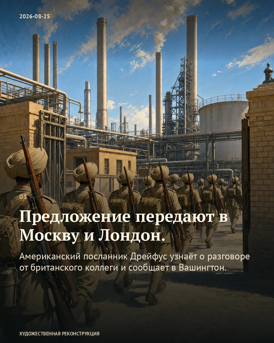 Иллюстрация к истории «Шах пытался остановить вторжение телеграммами», 25 августа 1941 года