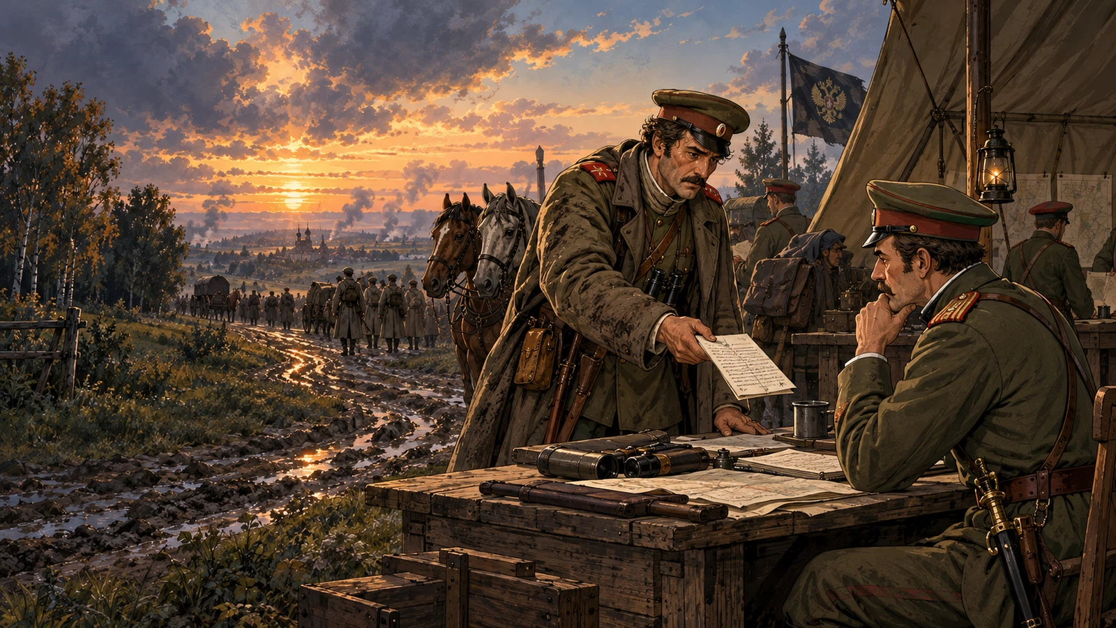 Иллюстрация к истории «Как искали свою армию», 12 сентября 1914 года
