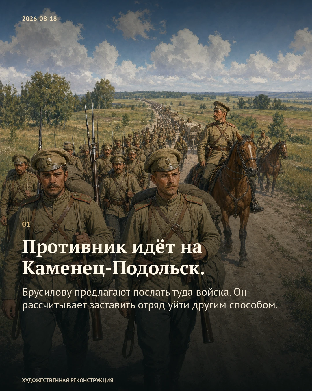 Иллюстрация к истории «Брусилов не повернул к занятому городу», 18 августа 1914 года