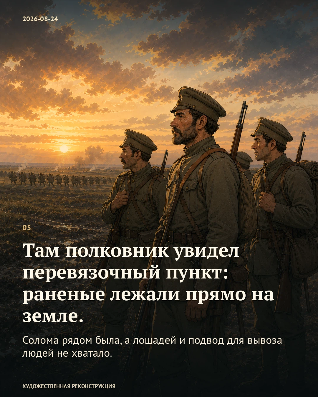 Иллюстрация к истории «Крымов приехал на помощь пехоте», 24 августа 1914 года