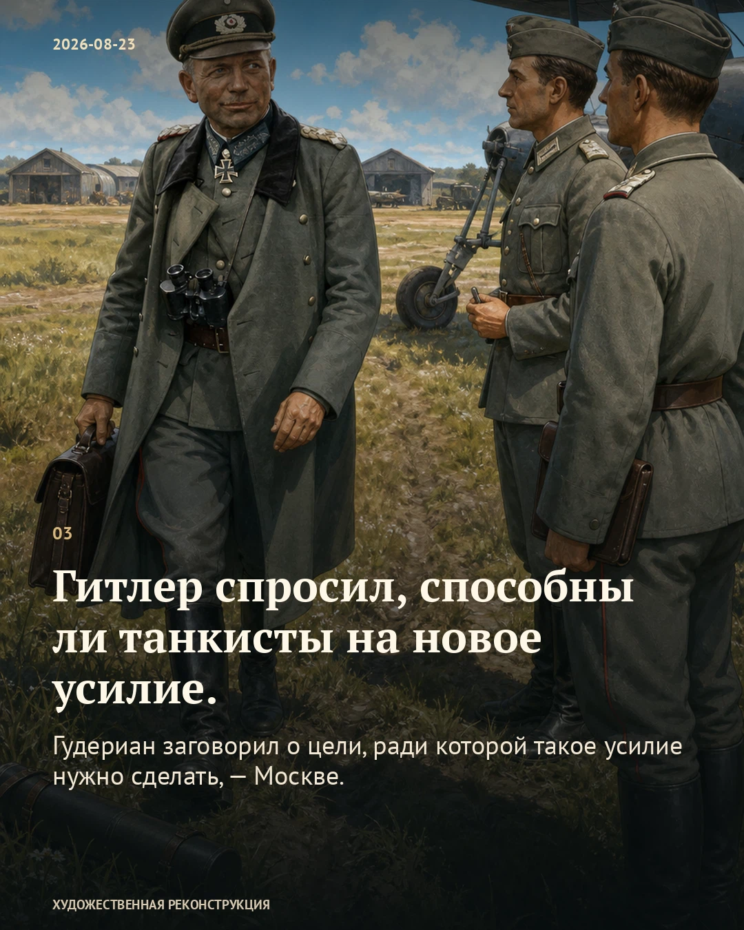 Иллюстрация к истории «Гудериан летел спорить о Москве», 23 августа 1941 года