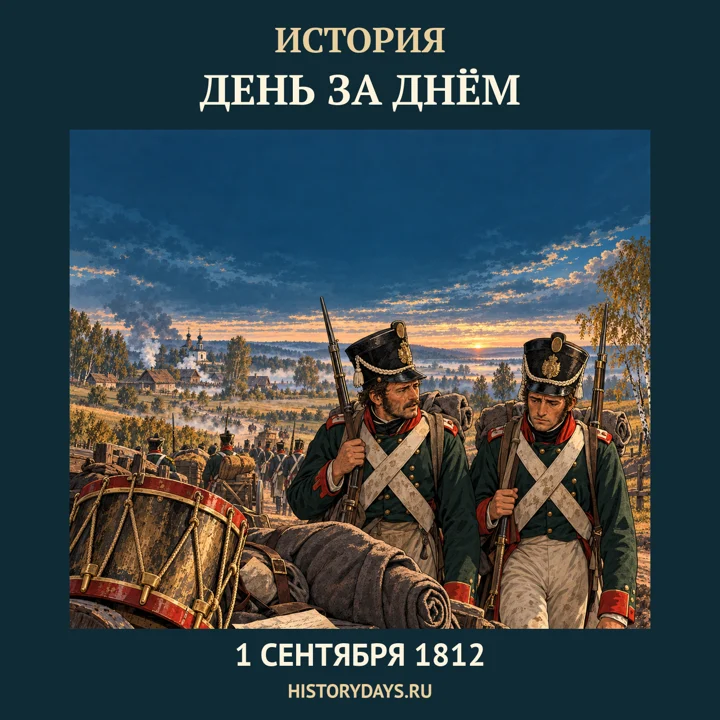 Обложка: 1 сентября 1812 · Отечественная война 1812 года