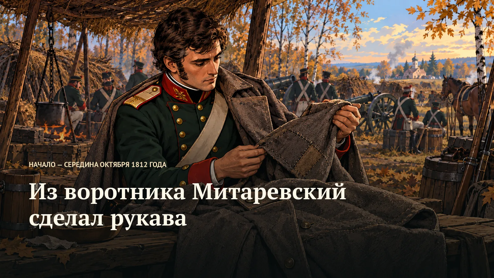 Из воротника Митаревский сделал рукава