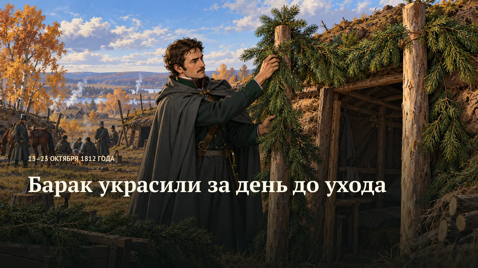 Барак украсили за день до ухода
