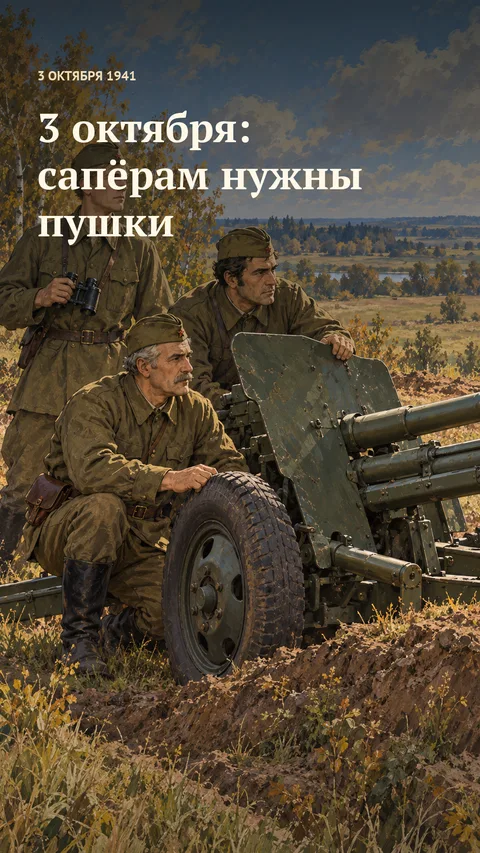 Вертикальная обложка: бойцы возле полевого орудия.