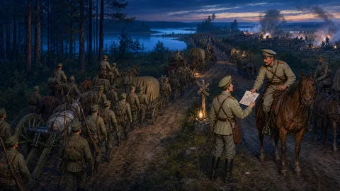 Иллюстрация к истории «Юрьевцы оставались у Алле до вечера».