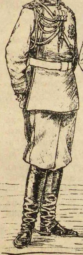 Шенк 1910:двухслойный листСвиты,полный зимний генерал-майор,фигура 1