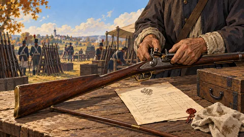 Иллюстрация к истории «За ружьё — пять рублей. За сломанное — три».