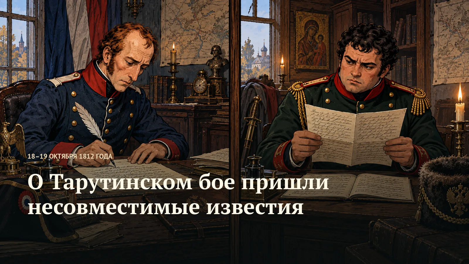 О Тарутинском бое пришли несовместимые известия