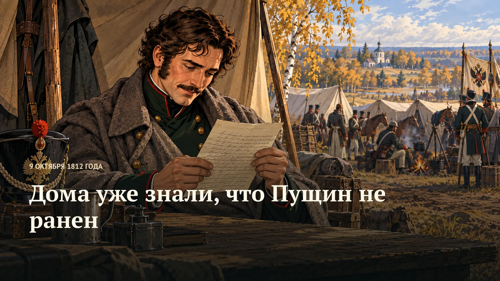 Дома уже знали, что Пущин не ранен