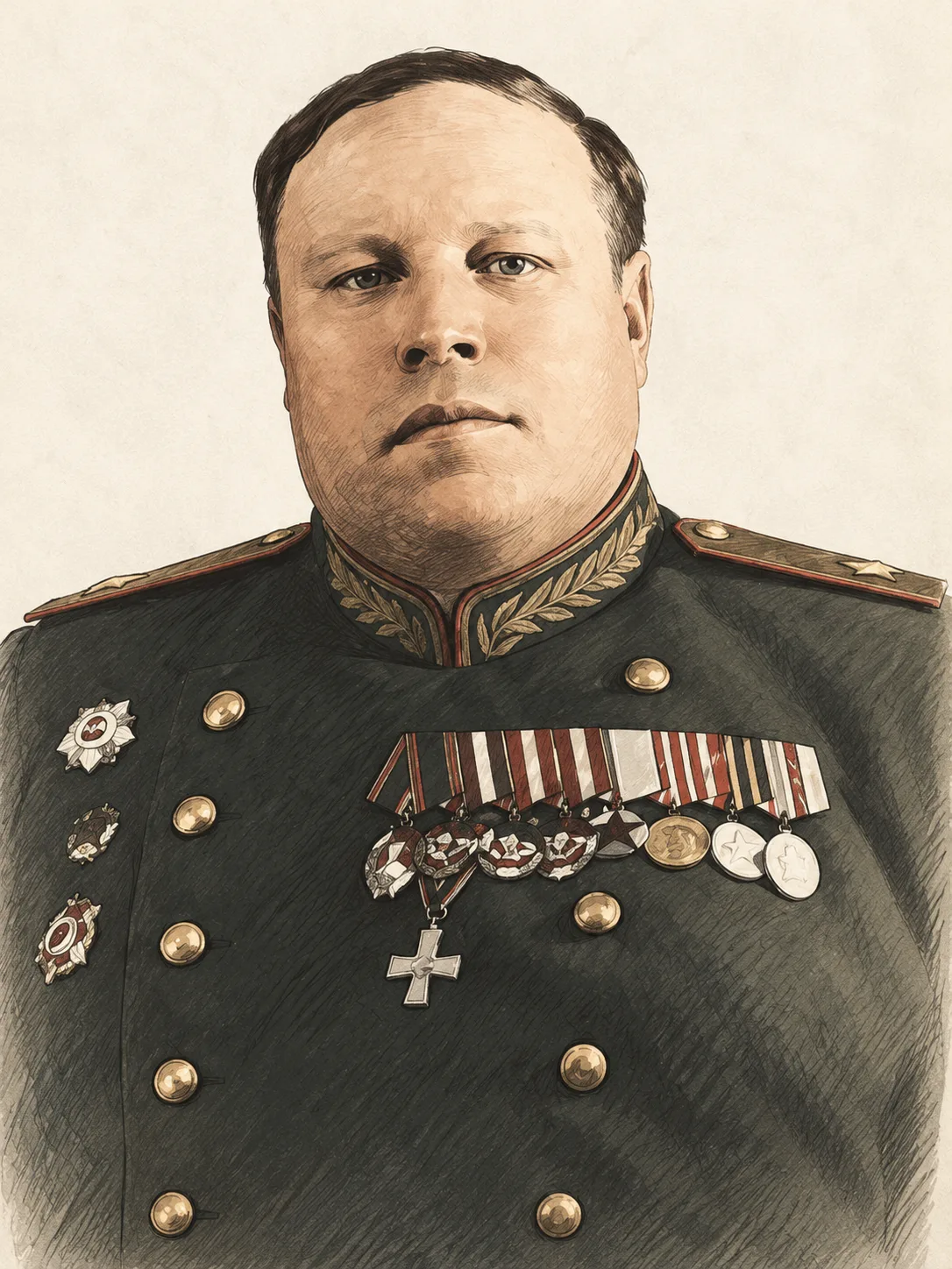 Константин Дмитриевич Голубев. Художественная реконструкция