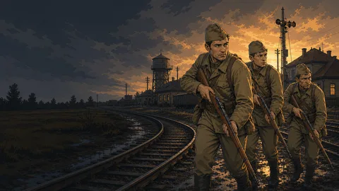 Иллюстрация к истории «Ставка требовала наступать медленнее».
