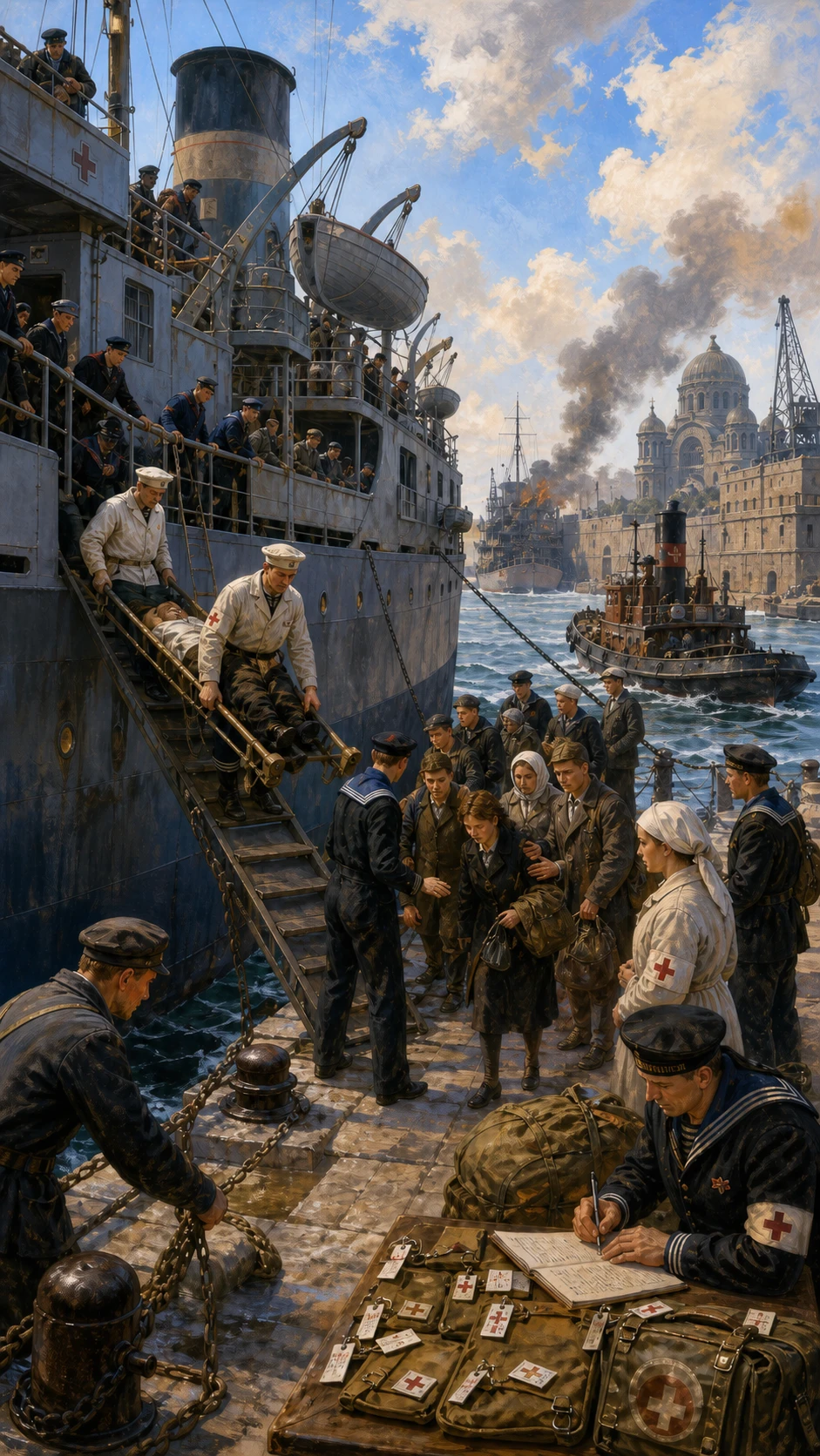 Рисованная историческая карта выпуска