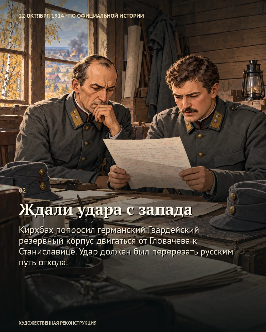 К трём часам корпус сообщил, что наступать не сможет · карточка 2