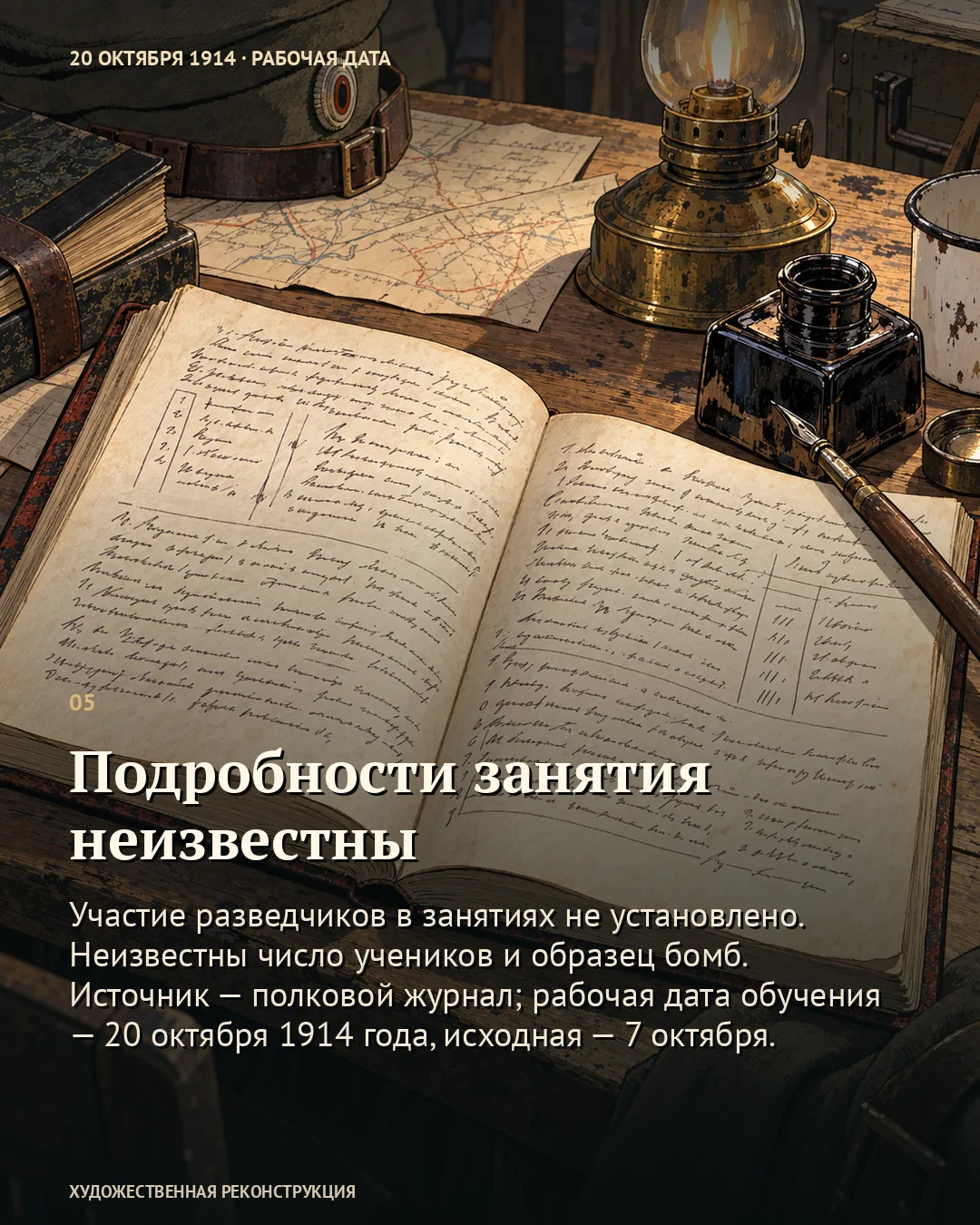 Валенков учил нижних чинов метать бомбы · карточка 5