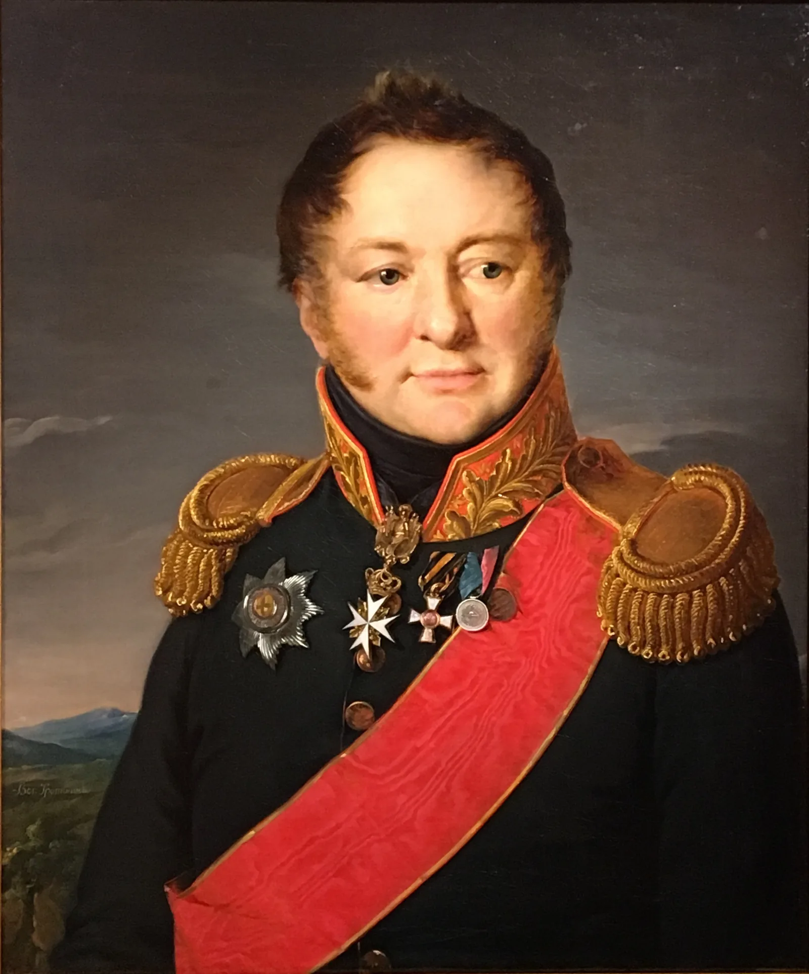 Портрет Павла Тучкова работы Василия Тропинина, 1820