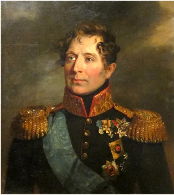 Михаил Андреевич Милорадович, портрет Джорджа Доу, 1819–1821
