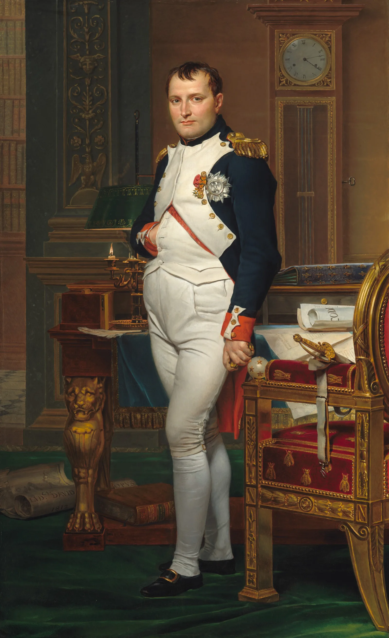 Портрет Наполеона кисти Жака-Луи Давида, 1812 год