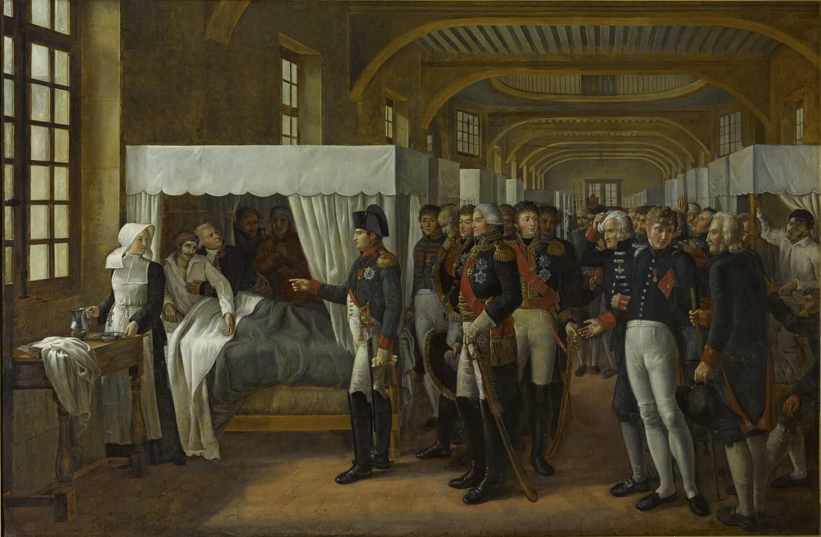 Госпитальная рубаха и бельё на картине 1809 года
