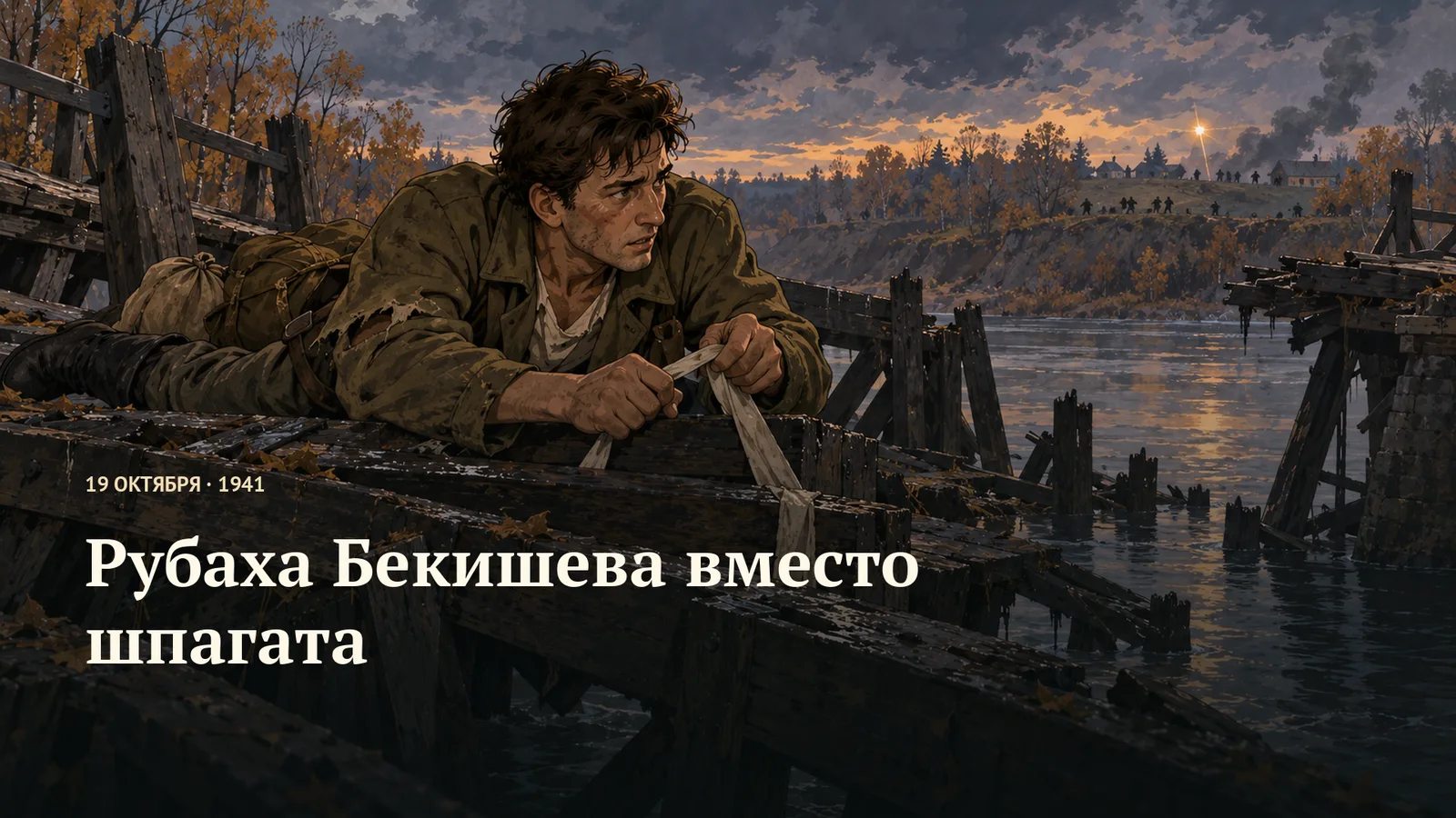 Рубаха Бекишева вместо шпагата