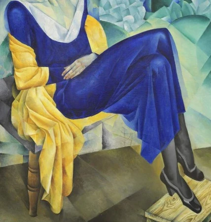 Натан Исаевич Альтман. Портрет А. А. Ахматовой.1914. Русский музей,ЖБ-1311