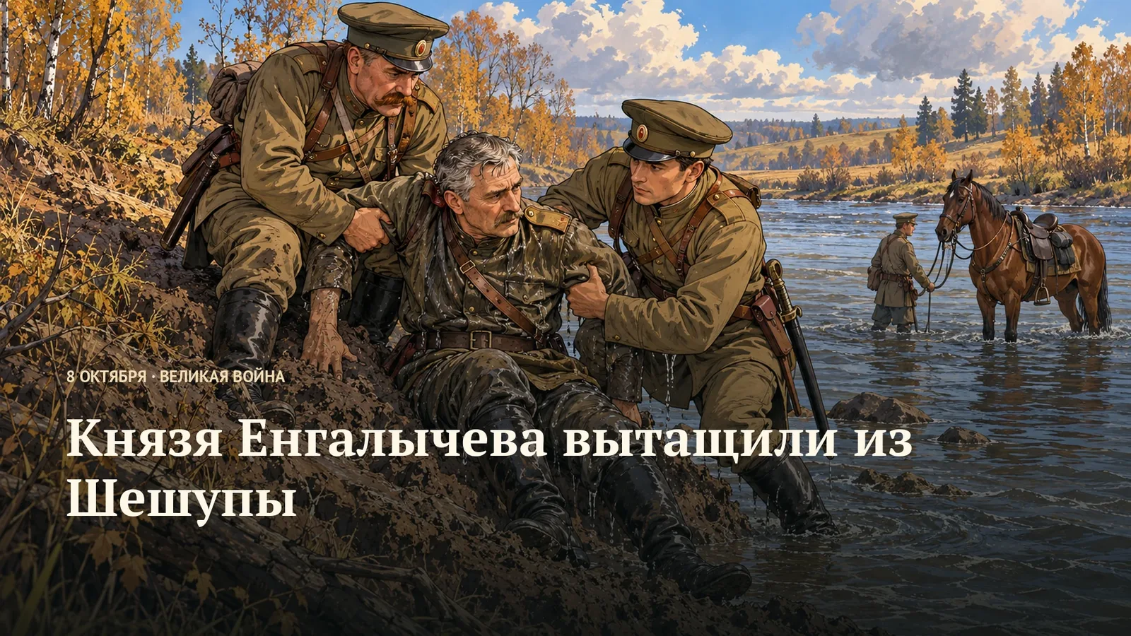 Князя Енгалычева вытащили из Шешупы